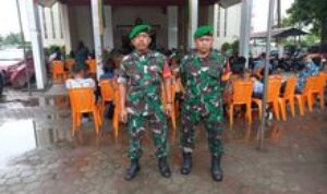 Babinsa Koramil 0201-04/Medan Kota Amankan Perayaan Natal di Tiga Gereja