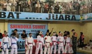 Serka U. Hasibuan Monitoring Kejuaraan Karate Shindoka Sumut di Kota Medan