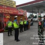 Babinsa Koramil 0201-02/MT Turut Dalam Pengamanan Natal dan Tahun Baru di Pos Cemara