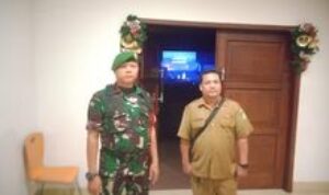 Babinsa Koramil 0201-01/MP Sertu Zainul Azis Monitor Pelaksanaan Ibadah Natal di Gereja GMI Gratia Medan