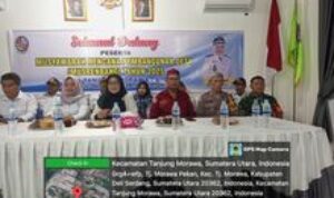 Babinsa dan Bhabinkamtibmas Hadiri Musrenbangdes Tanjung Morawa B Tahun 2025