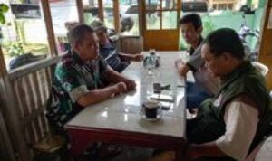 Babinsa Laksanakan Komunikasi Sosial (Komsos) dengan Warga Binaan