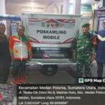 Ciptakan Kamtibmas, Babinsa Serka Nurwahyudi Laksanakan Posko Trantibum Bersama Tiga Pilar Kelurahan Madras Hulu