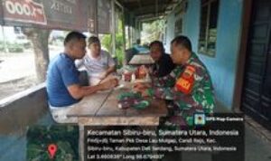 Babinsa Desa Laumulgap Gelar Komsos dengan Warga Binaan