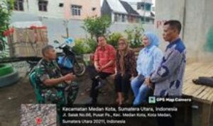 Ciptakan Kedekatan dengan Warga, Babinsa Koramil 0201-04/MK Rutin Laksanakan Komsos