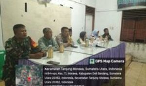 Babinsa Koramil 0201-16/TM Hadiri Musrenbang Desa Dulu XB Dukung Program Pemerintah