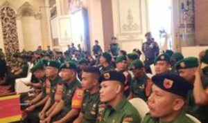 Babinsa Koramil 0201-02/MT Serka R.M. Hutapea Turut Hadir Pada Perayaan Natal Prajurit TNI & PNS Wilayah Kodam I/BB