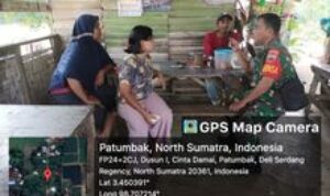 Antisipasi Musim Penghujan, Babinsa Himbau Warga Tetap Waspada