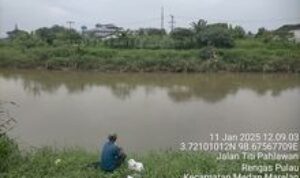 Koramil 0201-10/MM Pantau Debit Air Sungai Deli dan Sungai Bederah Antisipasi Banjir