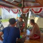 Babinsa Desa Sei Glugur Jalin Komsos dengan Warga Perumahan Rasita