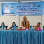 Babinsa Kelurahan Pandau Hilir Hadiri Lomba IVA Test Tim Supervisi PKK Kota Medan