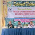 Danramil 0201-10/MM Diwakili Serka Parmiono Hadiri Rapat LPM Kelurahan Terjun