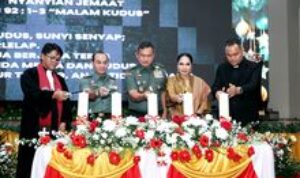 Kasad Rayakan Natal Bersama dan Tinjau Renovasi Panti Asuhan Bait Allah di Medan