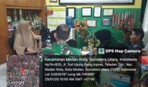 Babinsa Kelurahan Teladan Timur Gelar Komsos dengan Sekolah Dasar 36