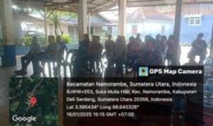 Babinsa Sertu Erwinsyah Hadiri Musrenbang Desa Suka Mulia Hilir