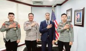 Patroli Polrestabes Medan Sambangi Konsulat Amerika, Berikan Pelayanan dan Rasa Aman
