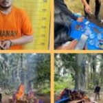 Barak Narkoba Dusun Banrejo Kecamatan Sei Bingai Diratakan Polres Binjai