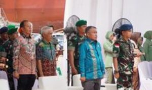 Sekda Langkat Hadiri Pelepasan 450 Prajurit Yonif 100/PS ke Papua