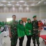 Bhakti Sosial Donor Darah, Persit Ranting 17 Koramil 0201-16/TM Meriahkan HUT Persit PD I/Bukit Barisan ke-79