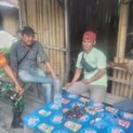 Babinsa Sambangi Warga Binaan di Hari Libur, Jalin Kemitraan