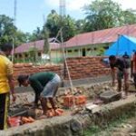 Apa Saja Dikerjakan Hari Kesembilan Satgas TMMD 123 Kodim 1416/Muna, Anggota Tetap Semangat