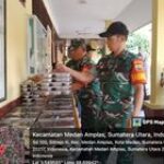 Babinsa Koramil 0201-08/MA Sertu Ahmad Hasibuan Dampingi Pendistribusian Makan Sehat Bergizi Ke Sejumlah Sekolah