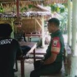 MEMANTAU SITUASI WILAYAH DI SAAT MENDEKATI HARI RAYA IDUL FITRI BABINSA SELALU AKTIF DITENGAH - TENGAH MASYARAKAT