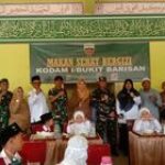 Program Makan Sehat Bergizi Bersama Danramil 0201 Medan Denai Lapten Arm Yani Darma Putra di MIN 12 Medan