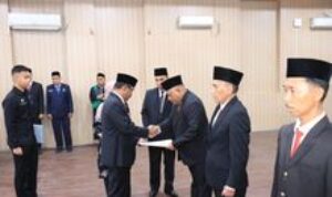 Wali Kota Binjai Lantik Empat Pejabat Pimpinan Tinggi Pratama di Lingkup Pemko Binjai