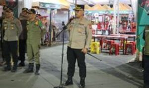 Kapolrestabes Medan GAS Pimpin Apel dan Patroli Satgas Anti Tawuran di Medan