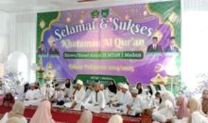 MTsN 1 Medan Gelar Khataman Al-Qur'an Siswa Kelas IX Tahun Pelajaran 2024/2025