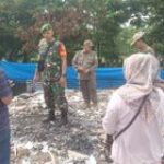 Babinsa Serka Wijayanto Laksanakan Himbauan Larangan Bakar Sampah Sembarangan
