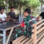 Babinsa Berikan Motivasi kepada Pemuda di Desa Binaan