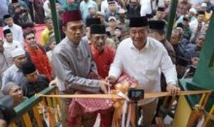 Pertahankan dan Lestarikan Nilai Budaya di Kabupaten Asahan, Bupati Asahan Meresmikan Replika Rumah Besar Tuan Syekh Silau
