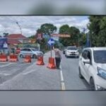 H+5 Volume Kendaraan di Kabupaten Toba Terpantau Ramai