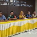 Dukung Percepatan Pembangunan. Babinsa Sertu Taufik Hidayat Hadiri Pengukuhan LPM Di Wilayah Binaan