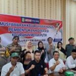 Koramil 0201-02/MT Hadiri Muskelsus Pembentukan Koperasi Merah Putih di Kelurahan Gaharu