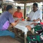 Babinsa Koramil 14/Pancur Batu Kopka Ihsanul Amri melaksanakan Komunikasi Sosial