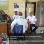Jalin Kerja Sama Yang Baik, Babinsa Koramil 0201-04/MK Komsos Bersama Aparatur Kelurahan Masjid