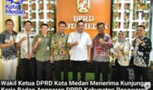Wakil Ketua DPRD Medan Terima Kunker Badan Anggaran DPRD Pesawaran Lampung