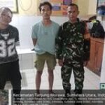 Babinsa Koramil 0201-16/TM Bersama Warga Tangkap Dua Pelaku Curanmor