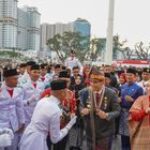 Upacara Penurunan Sang Merah Putih Berlangsung Khidmat