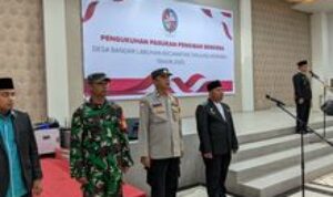 Babinsa Koramil 0201-16/TM Hadiri Pengukuhan Paskibra Desa Bandar Labuhan