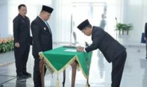 Bukit Buchori Siagian Resmi Jabat Kepala Pelaksana BPBD Asahan.