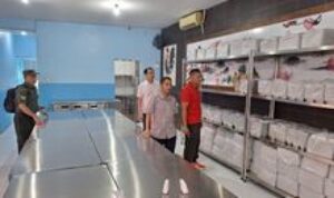 Danramil 0201-02/MT Monitoring Kesiapan SPPG di Kelurahan Gaharu, Medan Timur