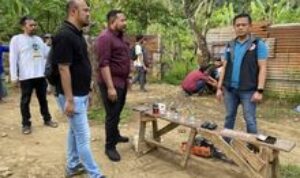 Polrestabes Medan Gerebek Sarang Narkoba di Desa Durin Simbelang, 26 Paket Sabu Diringkus