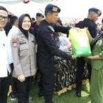 Kapolri Launching Program Pangan Murah Polri Serentak di Seluruh Indonesia, Polda Sumut Salurkan Ratusan Ton Beras