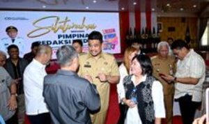 Undang Para Pemimpin Redaksi Media dan Organisasi Pers, Gubernur Bobby Nasution Pererat Kolaborasi Bangun Sumut