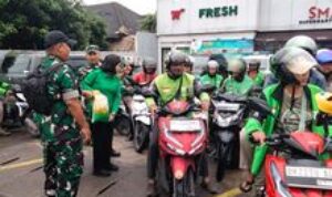 Koramil 0201-05/MB Dampingi Kegiatan Jumat Berkah Persit KCK PD I/BB